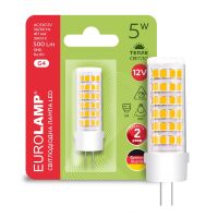 Світлодіодна капсульна лампа EUROLAMP LED силікон G4 5W 500Lm 3000K 12V