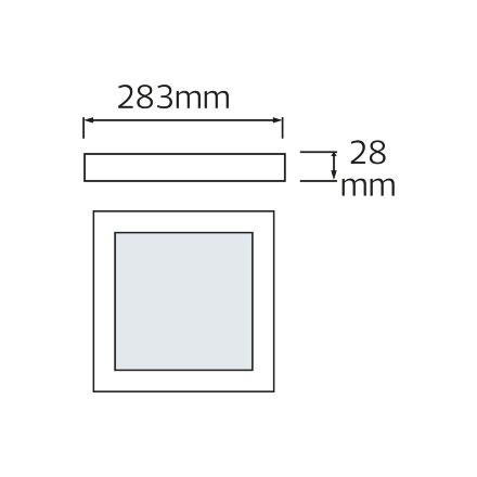 Світильник світлодіодний ARINA-28 28W 6400К