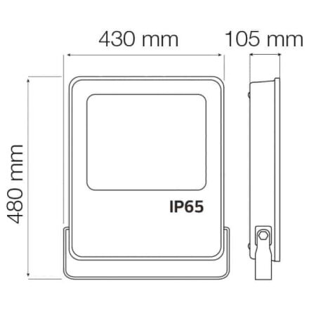 Прожектор світлодіодний LEOPAR-400 400W 6400К