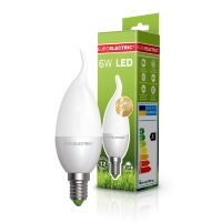 Світлодіодна лампа EUROELECTRIC LED CW 6W E14 4000K 220V