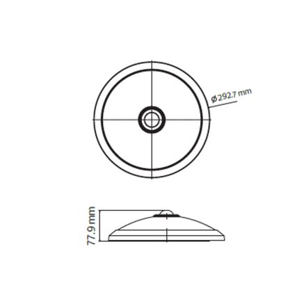 Світлодіодний світильник настінно-стельовий CRAMER з сутінковим датчиком і датчиком руху