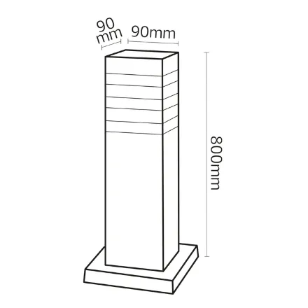 Світильник садово-парковий PALMERA/S4 Е27