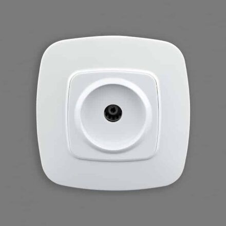 Розетка ТВ біла ELA