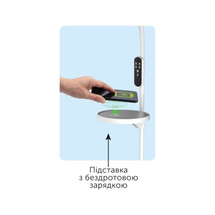 Світлодіодний торшер NORMAN-C 15W чорний