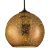 Світильник підвісний QUANTUM Е27 3D-ефект круглий мідь