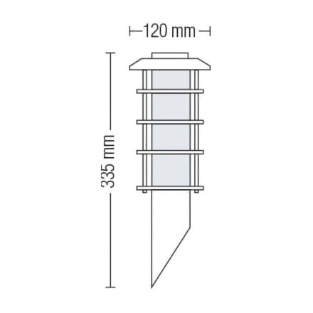 Світильник садово-парковий LADIN-1 Е27