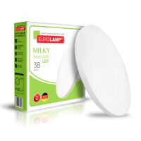 EUROLAMP LED Світильник круглий накладний матовий Milky T22 38W 4000K