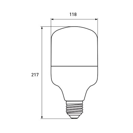 Світлодіодна лампа Eurolamp 50W 4860Lm E40 6500K new