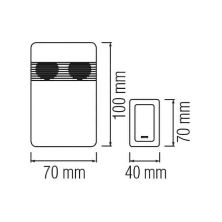 Дзвінок SOLID безпровідний