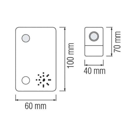 Дзвінок VIOLA безпровідний