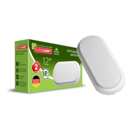 Світильник промисловий EUROLAMP LED 12Вт 1040Lm 5500K для ЖКГ