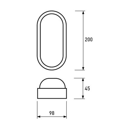 Світильник промисловий EUROLAMP LED 12Вт 1040Lm 5500K для ЖКГ