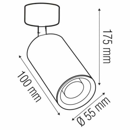 Світильник-спот LOZAN білий