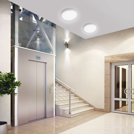 Світильник промисловий EUROLAMP LED 12 Вт 5500 K для ЖКГ