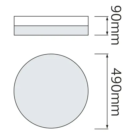 Світлодіодний світильник потолочний ETERNAL-48