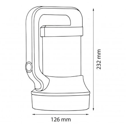 Ліхтарик ручний CANTONA 7W