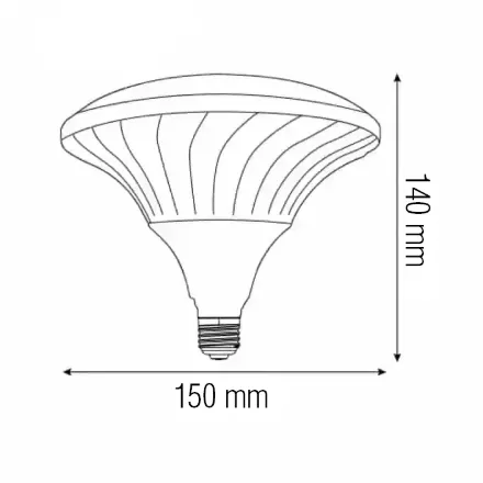 Світлодіодна лампа UFO PRO-50 50W E27 6400K