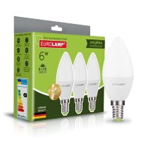 Світлодіодна лампа Eurolamp LED CL 6W 580 Lm E14 4000K