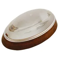 Світильник пластиковий Овал Нінова горіх