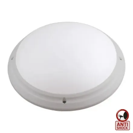 Світильник пластиковий Акуа Опал Круг сірий