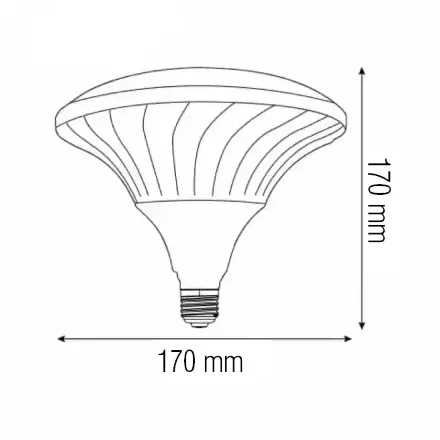 Світлодіодна лампа UFO PRO-70 70W E27 6400K