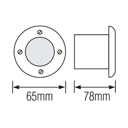 Світлодіодний світильник тротуарний AZUR-1
