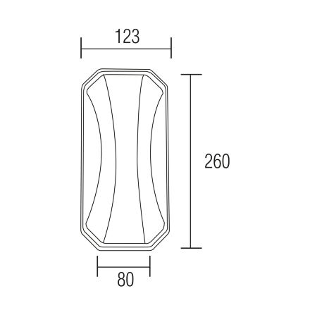 Світильник садово-парковий TANGO 24W 4200K білий
