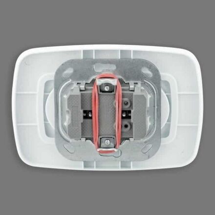 Розетка подвійна без заземлення біла ELA