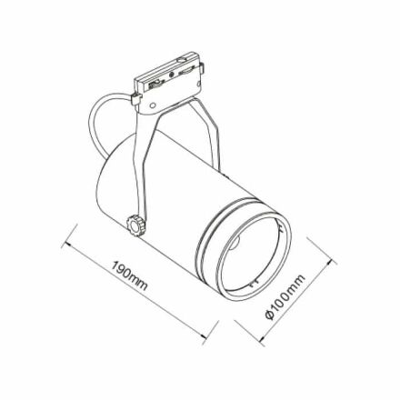 Світлодіодний світильник трековий BERN 30W