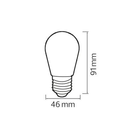 Світлодіодна лампа FANTASY 1W E27
