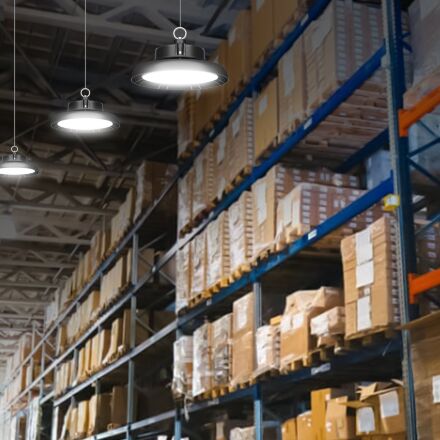 Індустріальний світильник LED UFO IP65 200W 30000Lm 5000K EUROLAMP