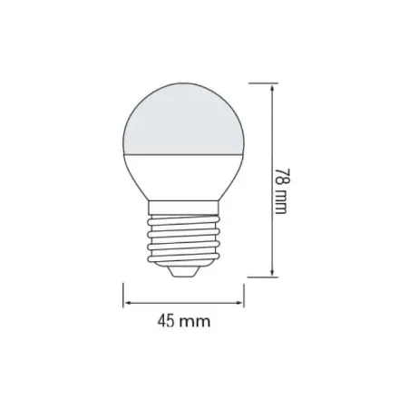 Світлодіодна лампа ELITE-6 6W Е27 6400К