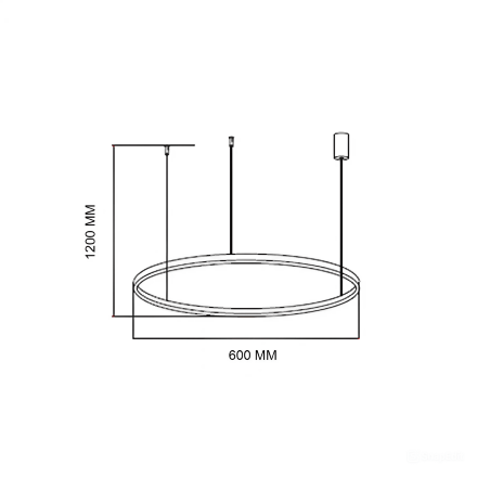 Світлодіодна люстра GRANDE-36 36W