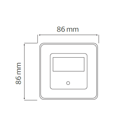 Світлодіодний світильник сходовий DIAMOND (з сенсором)
