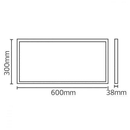 Світильник накладний PROTEUS-36 36W білий