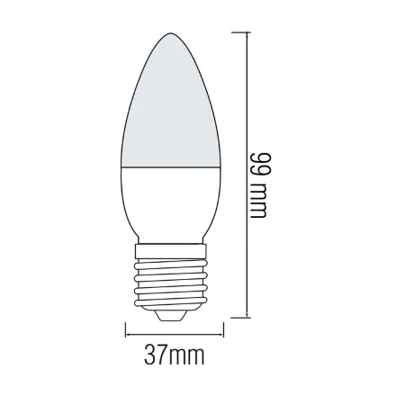 Світлодіодна лампа ULTRA-6 6W E27 6400К